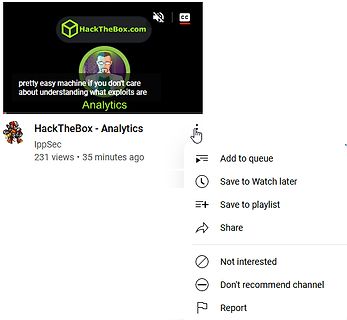 YouTube-Video von HackTheBox - Analytics