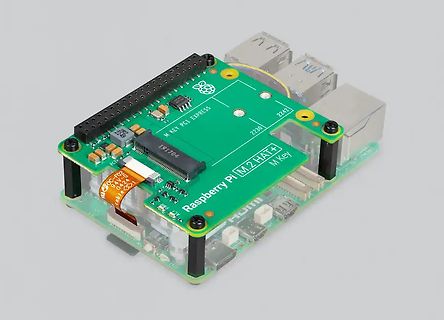 Raspberry Pi M.2 HAT+ mit NVMe SSD