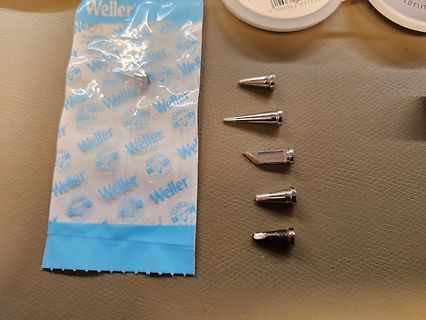 Weller Lötspitzen und Verpackung