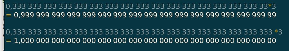Mathematische Darstellung von periodischen Dezimalzahlen