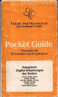 Cover eines Texas Instruments Pocket Guide
