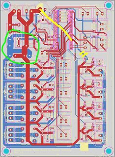 Leiterplatten-Layout einer Nano Universal Power Board