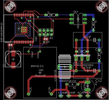PCB-Layout eines Netzteils
