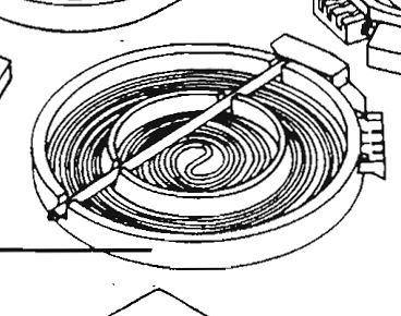 Zeichnung einer Spirale oder eines Bauteils
