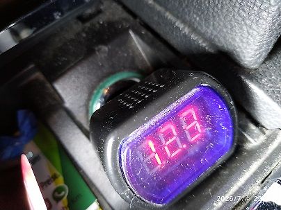 Digitales Voltmeter Display