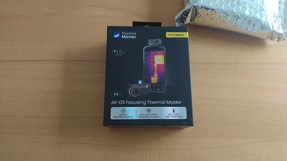Verpackung einer Thermal Master P3 Wärmebildkamera