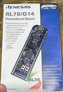 Verpackung einer Renesas RL78/G14 Promotional Board