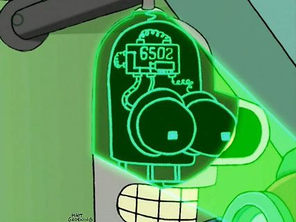 Comic-Ausschnitt aus Futurama