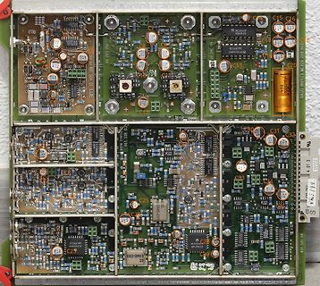 Mehrere bestückte Leiterplattenmodule