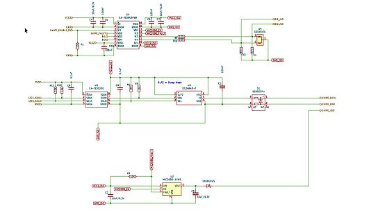 Schaltplan einer Schaltung mit MIC2090 und DS9503