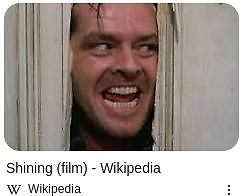 Meme von Jack Nicholson aus Shining