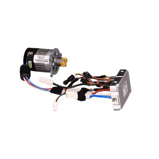 Elektromotor mit Steuerelektronik und Kabelbaum