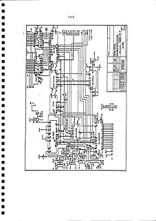 Schaltplan eines DMM 5000 Mikroprozessors