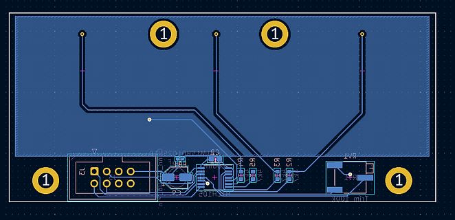 PCB-Layout einer Leiterplatte
