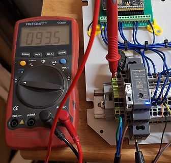 Multimeter Messung an einer Schaltung