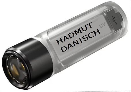 USB-Stick mit Beschriftung