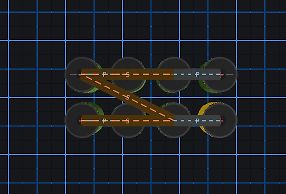 CAD-Darstellung eines Leiterplatten-Layouts