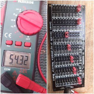 Multimeter und programmierbares Widerstandsmodul