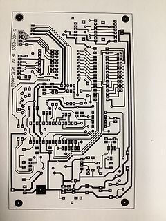 Leiterplatten-Layout einer Platine