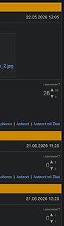Ausschnitt eines Internetforums