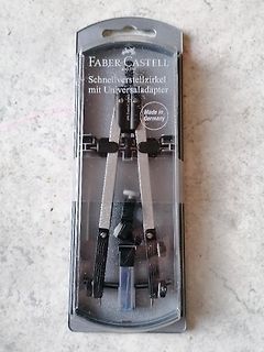 Faber-Castell Schnellverstellzirkel in Verpackung