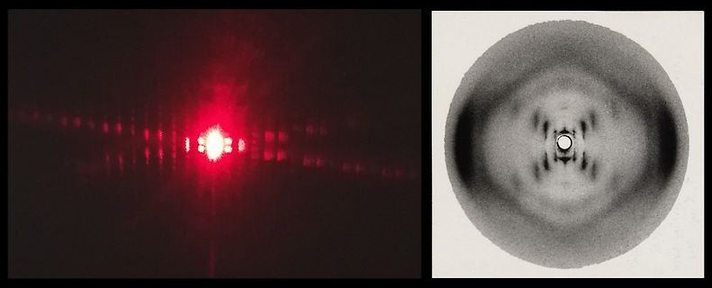 Beugungsmuster eines Lasers
