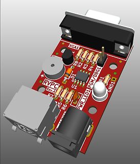 3D-CAD-Modell einer Leiterplatte