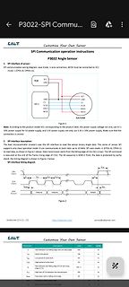 Anleitung zur SPI-Kommunikation eines P3022 Winkelsensors