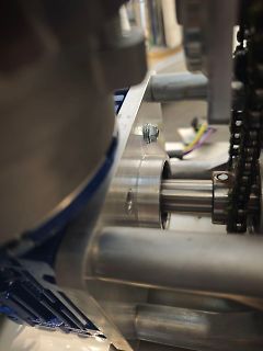 Mechanische Bauteile und Welle einer Maschine