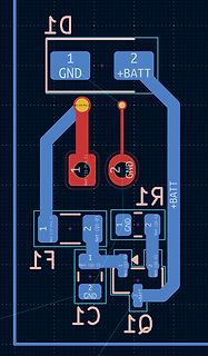 PCB-Layout einer Leiterplatte
