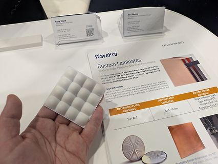 Visitenkarten und Datenblatt von WavePro Laminates