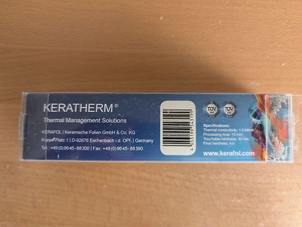 Verpackung von Keratherm Thermal Management Solutions