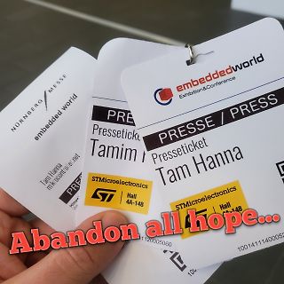 Presseausweise der embedded world Messe