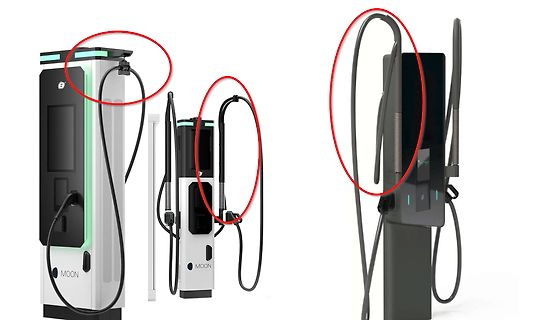 Produktfotos von Elektroauto-Ladestationen