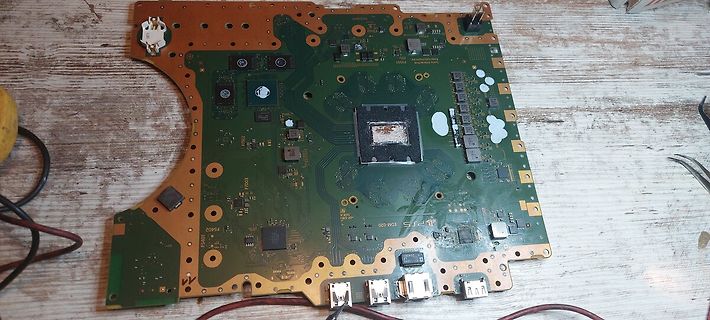 Leiterplatte einer Spielekonsole