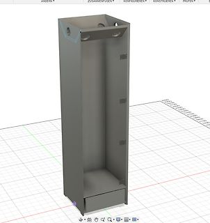 3D-CAD-Modell eines Gehäuses