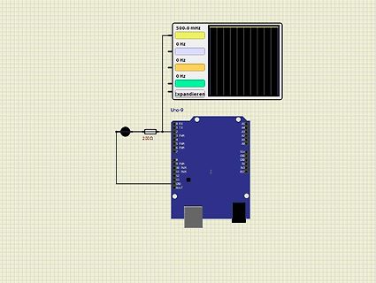 Simulation eines Arduino Uno mit Oszilloskop