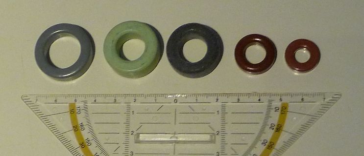 Fünf O-Ringe und ein Geodreieck