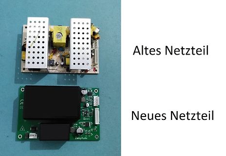 Vergleich altes und neues Netzteil