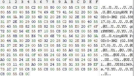 Hexadezimaler Daten-Dump mit ASCII-Interpretation