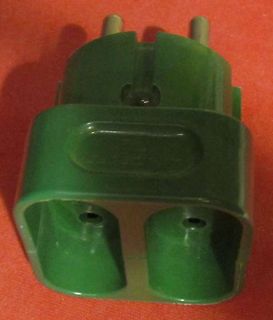 Grüner Schuko-Stecker