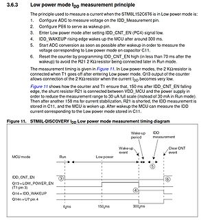 Messprinzip der IDD-Stromaufnahme im Low-Power-Modus