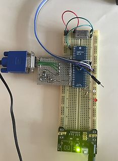 Aufbau auf Lochrasterplatine mit DB9-Stecker und Bauteilen