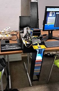Geöffneter Diskz Archive/Copy Bot Pro mit Festplatten