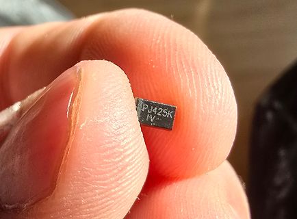 Nahaufnahme eines elektronischen Bauteils