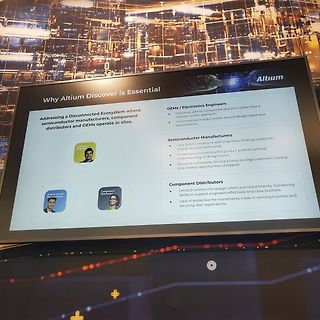 Präsentationsfolie von Altium über das Elektronik-Ökosystem