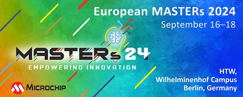 Werbebanner für European MASTERS 2024 Event