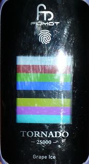 Display eines Fumot Tornado Vapes