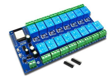 8-Kanal Relaismodul mit Mikrocontroller