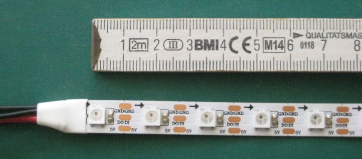 LED-Streifen mit Lineal